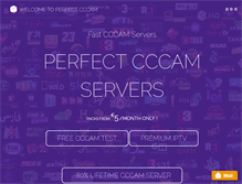 Tablet Screenshot of perfectcccam.com